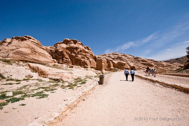 20100412_113131 D3.jpg - This is the road that leads to a canyon gorge. Research has shown that the inhabitants knew how to control their water supply so that they were able to create an oasis city in the desert